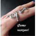 Кольцо на фалангу Змея – 4926