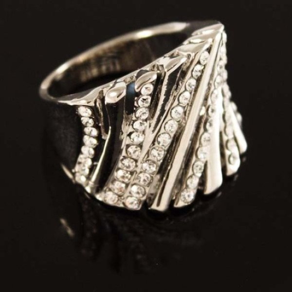Кольцо Блеск линий стиль Cartier
