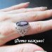 Ажурна каблучка Аметист - 5187