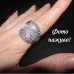 Коктейльное кольцо в стразах Джейн – 5295