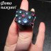 Черное коктейльное кольцо – 5547
