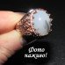Каблучка з білим каменем Нора - 5553