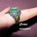 Зеленое кольцо Винтажный Восток – 5559