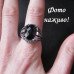 Кольцо с черной вставкой Винтаж – 5698