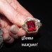 Кольцо перстень с кристаллом Валенсия – 10-763