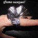 Масивне кільце Лист гінкго сріблясте – 1158