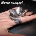 Масивне кільце Лист гінкго сріблясте – 1158