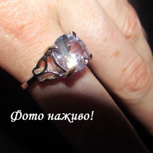 Каблучка Метелики з фіанітом