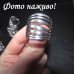 Стильное кольцо на фалангу Волны – 1435