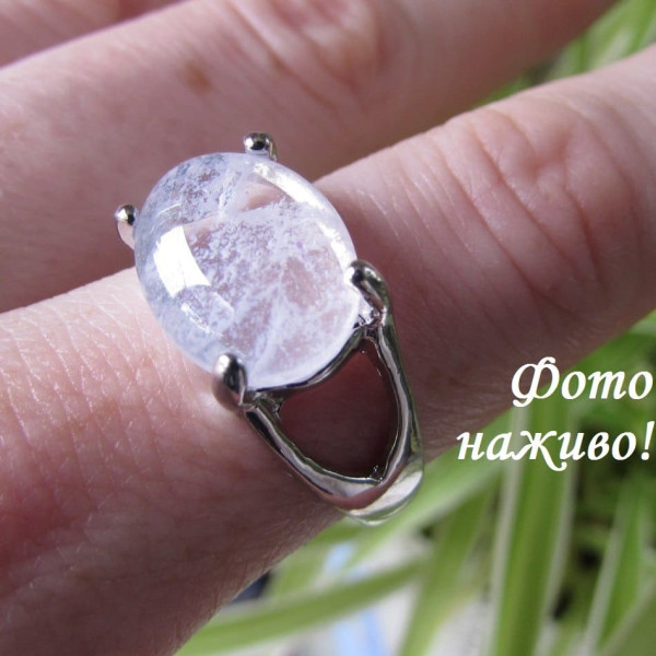 Каблучка з каменем Гірський кришталь – 1856