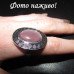Каблучка з грецьким орнаментом Котяче око рожеве - 2434