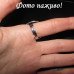 Каблучка з грецьким орнаментом Котяче око рожеве - 2434