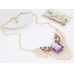 Колье Экзотика красок в сиреневом Stella & Dot