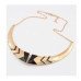 Черное колье Амиана Stella &Dot