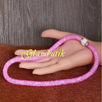 Ожерелье Stardust малиновое