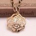 Кулон Роза CHANEL с кристаллами 