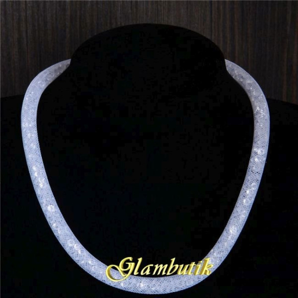Ожерелье Stardust Swarovski белое – 9714