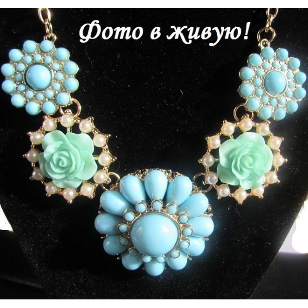 Колье с розами Ванесса