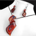 Комплект Murano-style Вогняний шик – 9878