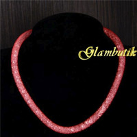 Ожерелье Stardust Swarovski красное