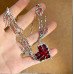 Колье Сердце с руками скелета – 1076