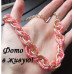 Короткие бусы Коралловая нежность