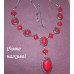 Винтажное колье говлит под коралл – 3787