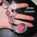 Винтажное колье говлит под коралл – 3787
