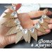Колье Треугольники в кристаллах