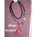 Длинные бусы с камнем Амбра – 5133