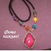 Длинные бусы с камнем Амбра – 5133