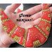 Красный набор бижутерии Аяна – 5148