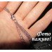Серебристая двойная цепь с сердцем – 5342