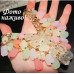 Цветное колье Монпансье с кристаллами – 5694