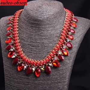 Эксклюзивное ожерелье Гранатовая Гелла