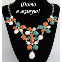 Колье Цветочная искорка