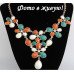 Колье Цветочная искорка