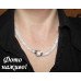 Ожерелье Stardust Swarovski белое – 9714