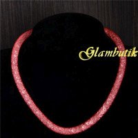 Ожерелье Stardust Swarovski красное