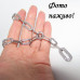 Кольє ланцюг у стразах – 2365