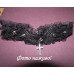 Готичне намисто-чокер Крила з хрестом  – 4236
