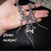 Колье-микс в стразах с цепями Звезды – 1100