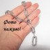 Колье цепь в стразах – 2365