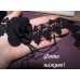 Готическое колье с цветком и цепями – 2367