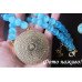 Эксклюзивное голубое колье Девушка Kirks Folly – 2488