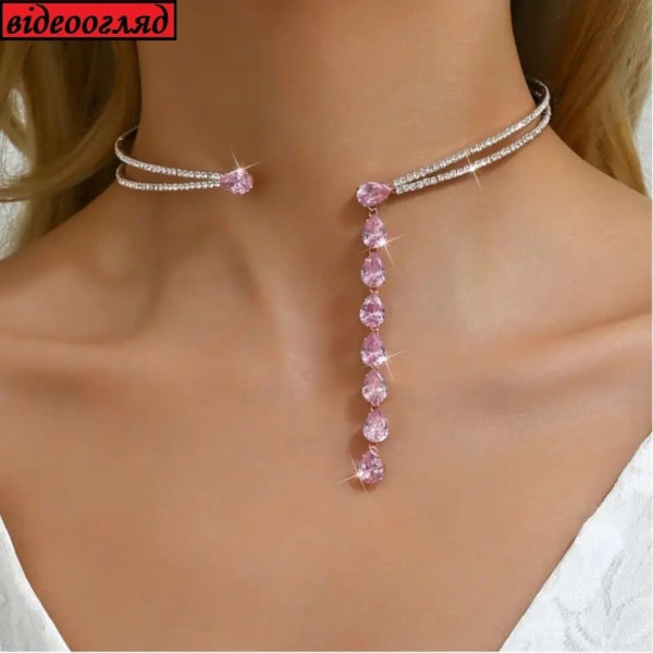 Рожеве ексклюзивне намисто Лея -  – 4325