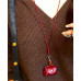 Кулон червоний гаманець на довгому шнурку – 2830