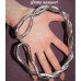 Колье-трансформер металлическое серебристое – 2302