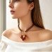 Намисто бурштинове серце – 2338