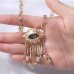 Кулон на цепи глаз стиль винтаж по мотивам schiaparelli – 2649